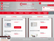 Tablet Screenshot of cardiostore.fr